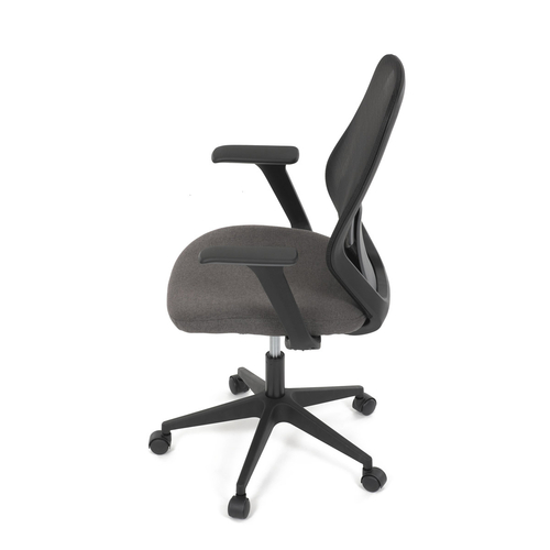 Kancelářská židle, houpací mechanismus, černá síťovina, KA-V3149 BK