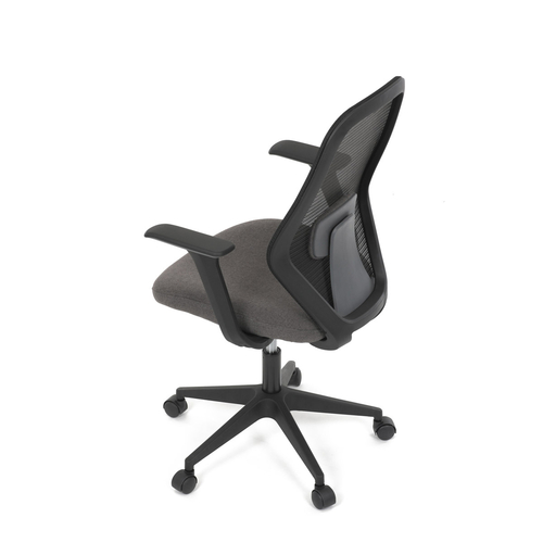 Kancelářská židle, houpací mechanismus, černá síťovina, KA-V3149 BK