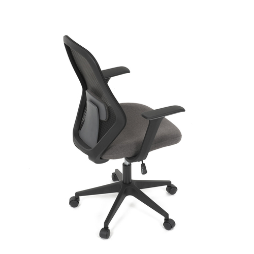 Kancelářská židle, houpací mechanismus, černá síťovina, KA-V3149 BK
