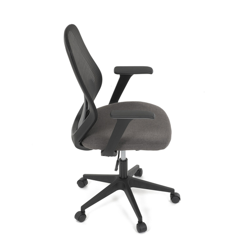 Kancelářská židle, houpací mechanismus, černá síťovina, KA-V3149 BK