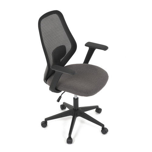 Kancelářská židle, houpací mechanismus, černá síťovina, KA-V3149 BK