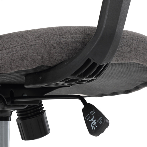 Kancelářská židle, houpací mechanismus, černá síťovina, KA-V3149 BK
