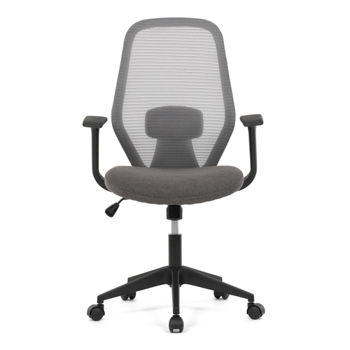 Kancelářská židle, houpací mechanismus, šedá síťovina, KA-V3149 GREY