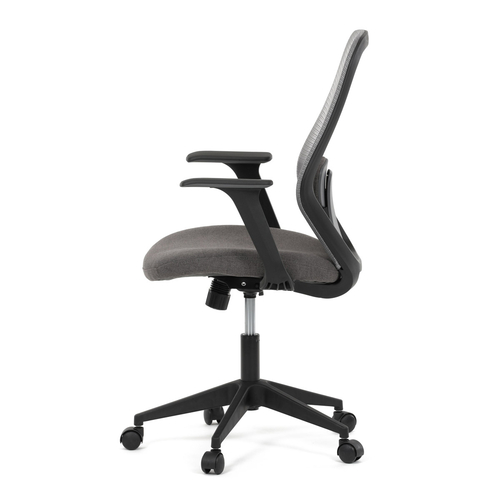 Kancelářská židle, houpací mechanismus, šedá síťovina, KA-V3149 GREY