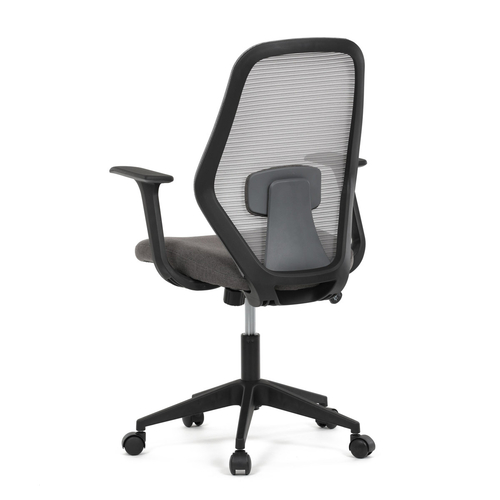 Kancelářská židle, houpací mechanismus, šedá síťovina, KA-V3149 GREY