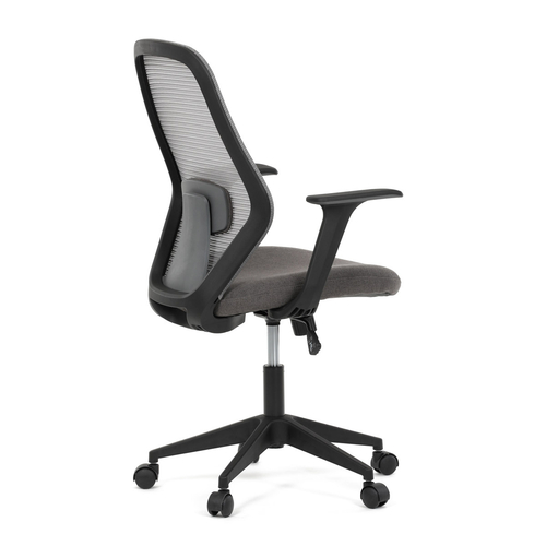 Kancelářská židle, houpací mechanismus, šedá síťovina, KA-V3149 GREY