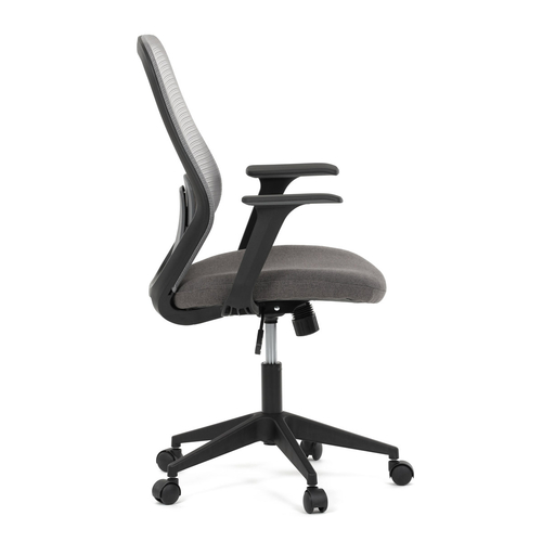 Kancelářská židle, houpací mechanismus, šedá síťovina, KA-V3149 GREY