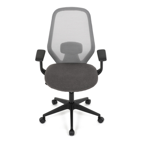 Kancelářská židle, houpací mechanismus, šedá síťovina, KA-V3149 GREY