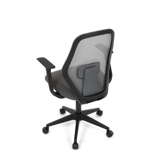 Kancelářská židle, houpací mechanismus, šedá síťovina, KA-V3149 GREY