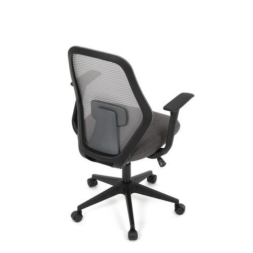 Kancelářská židle, houpací mechanismus, šedá síťovina, KA-V3149 GREY