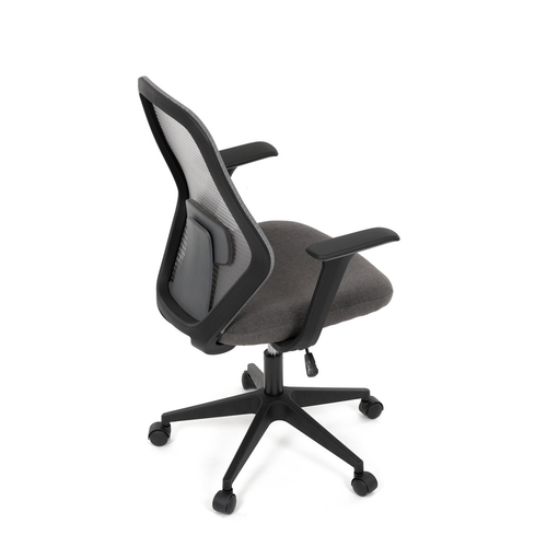 Kancelářská židle, houpací mechanismus, šedá síťovina, KA-V3149 GREY
