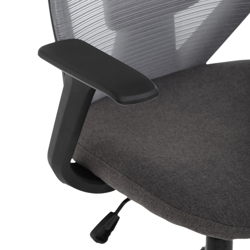 Kancelářská židle, houpací mechanismus, šedá síťovina, KA-V3149 GREY