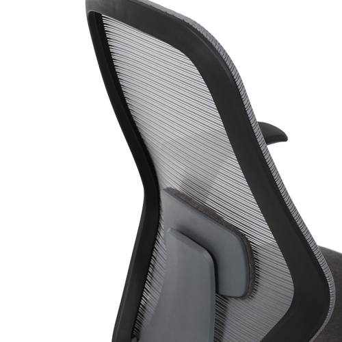 Kancelářská židle, houpací mechanismus, šedá síťovina, KA-V3149 GREY