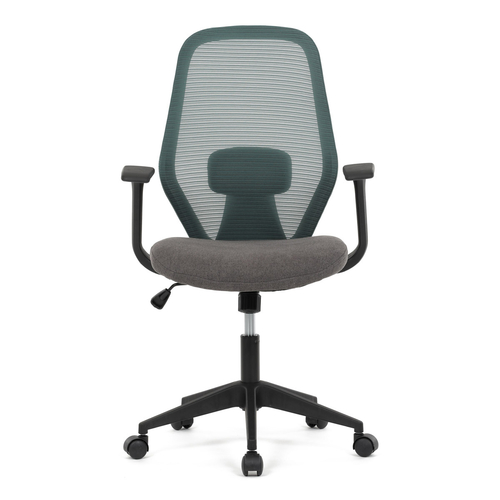 Kancelářská židle, houpací mechanismus, zelená síťovina, KA-V3149 GRN