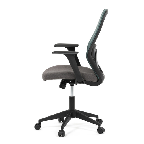 Kancelářská židle, houpací mechanismus, zelená síťovina, KA-V3149 GRN