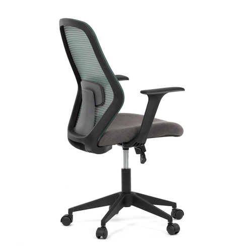 Kancelářská židle, houpací mechanismus, zelená síťovina, KA-V3149 GRN