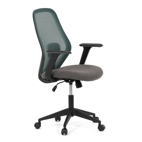 Kancelářská židle, houpací mechanismus, zelená síťovina, KA-V3149 GRN