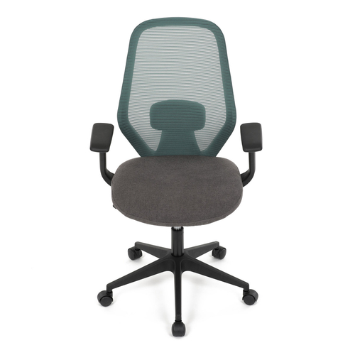 Kancelářská židle, houpací mechanismus, zelená síťovina, KA-V3149 GRN