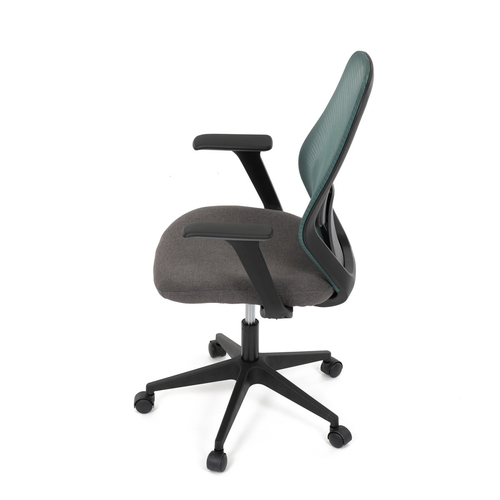 Kancelářská židle, houpací mechanismus, zelená síťovina, KA-V3149 GRN