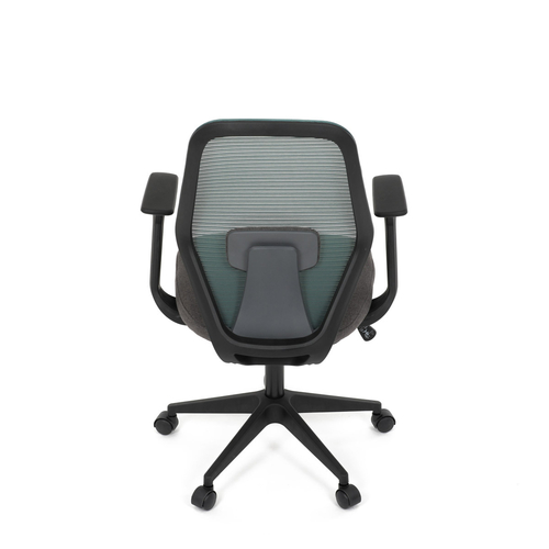 Kancelářská židle, houpací mechanismus, zelená síťovina, KA-V3149 GRN