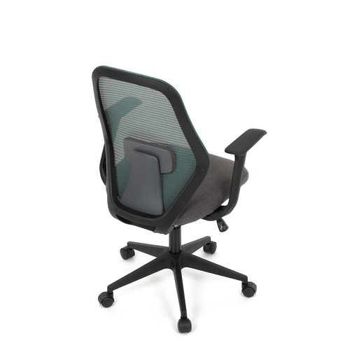 Kancelářská židle, houpací mechanismus, zelená síťovina, KA-V3149 GRN