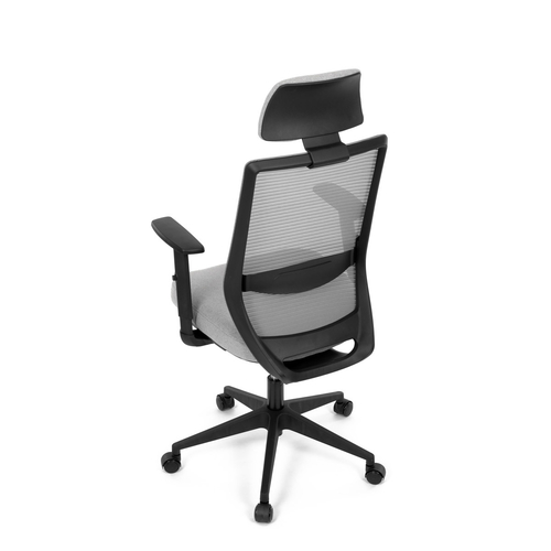 Kancelářská židle, synchronní mechanismus, šedá síťovina, KA-V3329 GREY