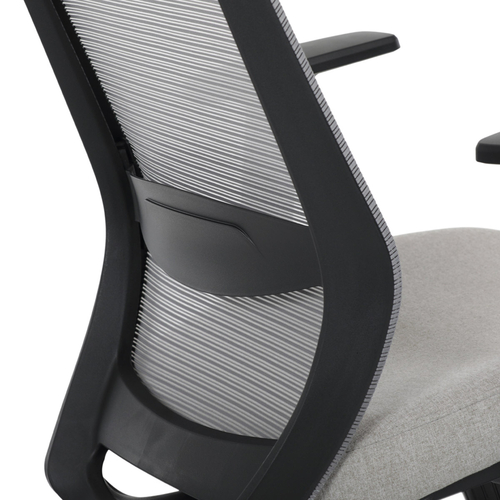 Kancelářská židle, synchronní mechanismus, šedá síťovina, KA-V3329 GREY