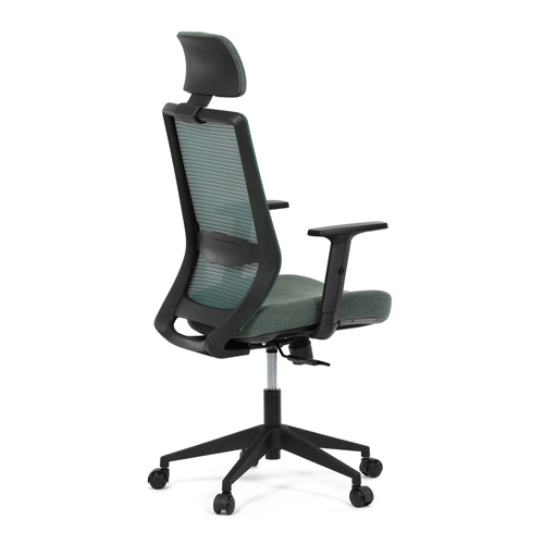 Kancelářská židle, synchronní mechanismus, zelená síťovina, KA-V3329 GRN