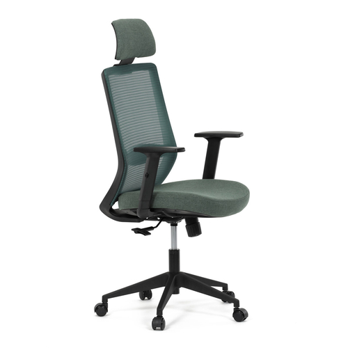 Kancelářská židle, synchronní mechanismus, zelená síťovina, KA-V3329 GRN