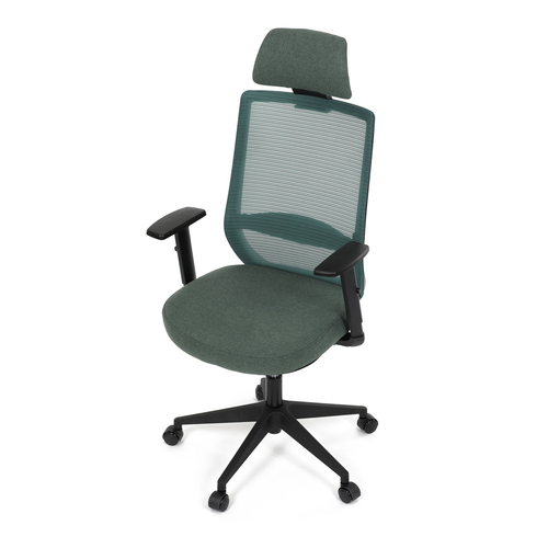 Kancelářská židle, synchronní mechanismus, zelená síťovina, KA-V3329 GRN