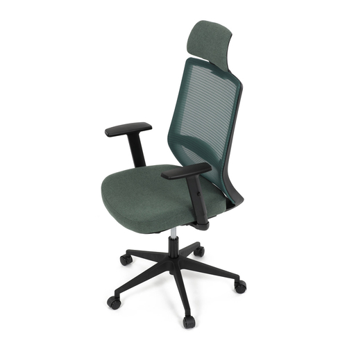 Kancelářská židle, synchronní mechanismus, zelená síťovina, KA-V3329 GRN