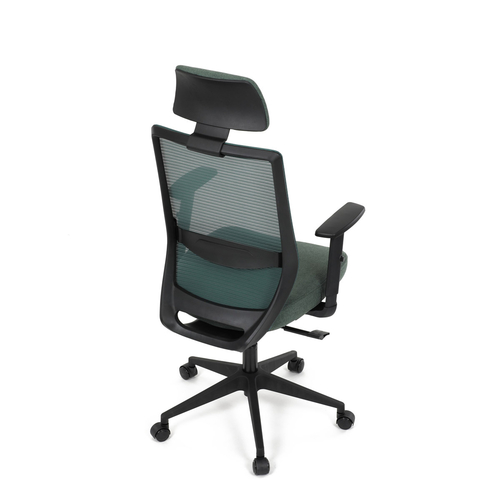 Kancelářská židle, synchronní mechanismus, zelená síťovina, KA-V3329 GRN