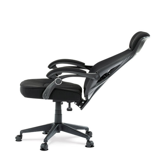 Kancelářská židle, houpací mechanismus, černá síťovina, KA-Y309 BK