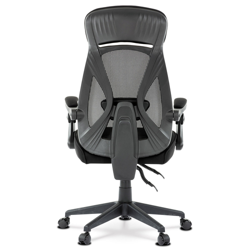 Kancelářská židle, houpací mechanismus, černá síťovina, KA-Y309 BK