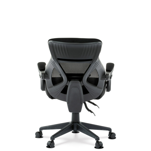 Kancelářská židle, houpací mechanismus, černá síťovina, KA-Y309 BK