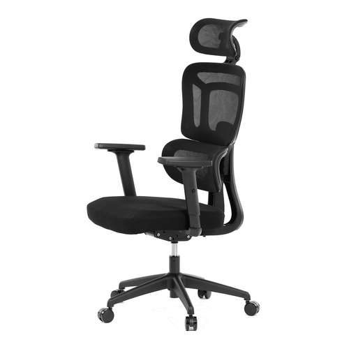 Kancelářská židle, synchronní mechanismus, černá síťovina, KA-Y358 BK