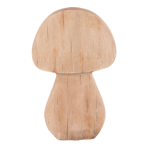 Houba - dekorace s osvětlením, magnesium, imitace dřeva