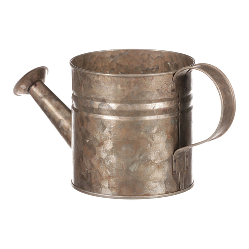 Obal kovový - tvar konve, zinkový, barva měděná