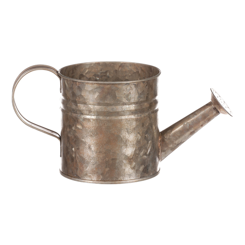 Obal kovový - tvar konve, zinkový, barva měděná