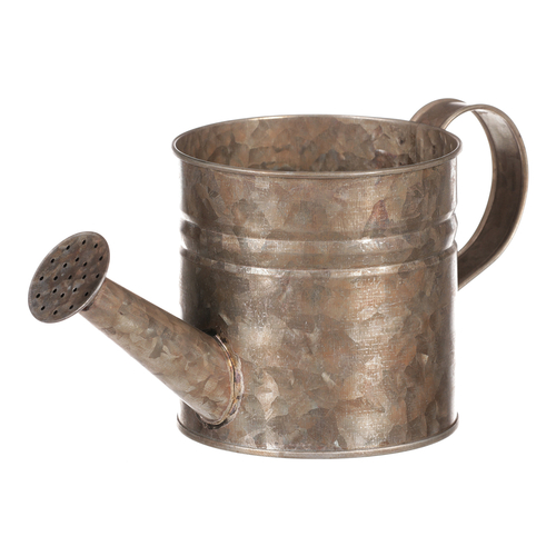 Obal kovový - tvar konve, zinkový, barva měděná