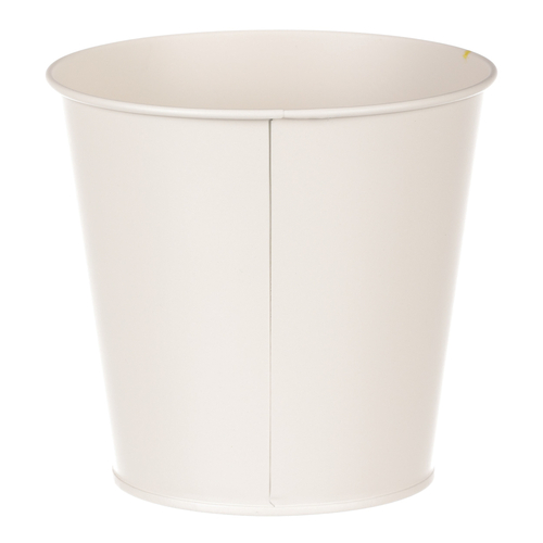 Obal kovový - motiv kvetoucího máku, krémový