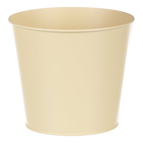 Obal kovový - motiv kvetoucího máku, žlutý