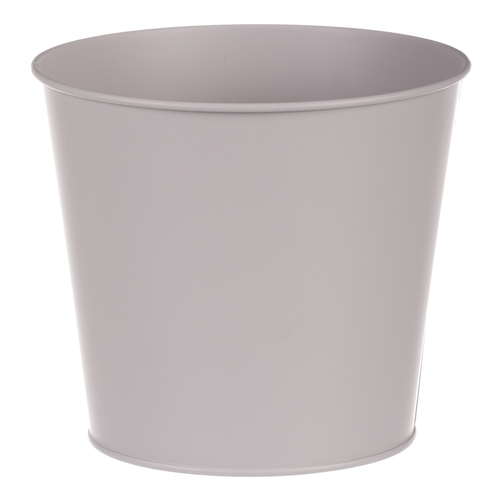 Obal kovový - motiv ptáčka, barva šedá