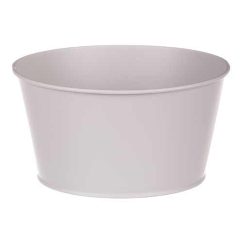 Obal kovový - nízký, motiv ptáčka, barva šedá