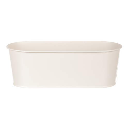 Truhlík kovový - motiv včelky, barva krémová