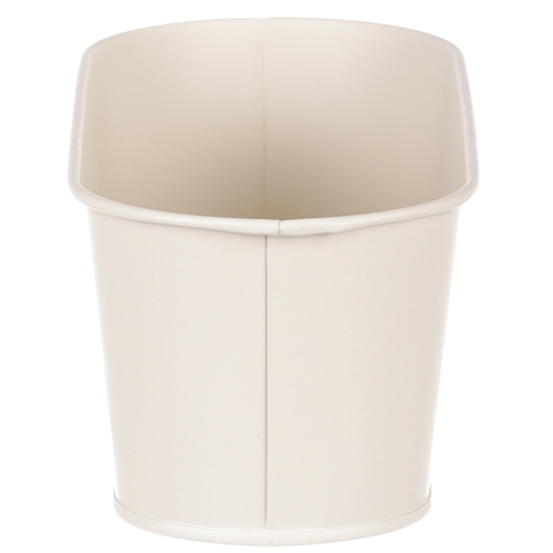 Truhlík kovový - motiv včelky, barva krémová