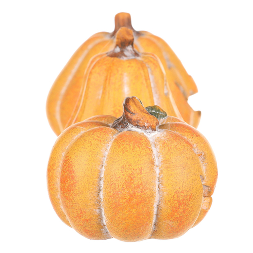 Dýně s obličejem - mix 3 druhů, LED osvětl., žluté, cena za 1 ks