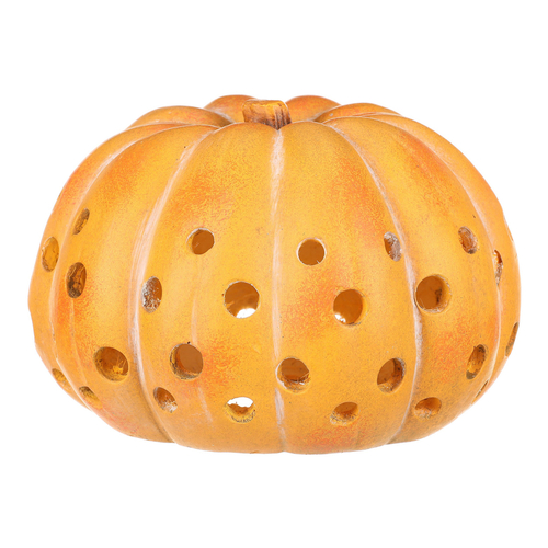 Dýně kulatá s otvory - magnesium, velká, žlutá