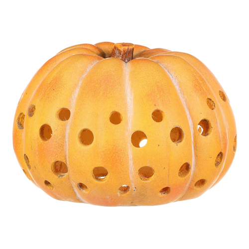 Dýně kulatá s otvory - magnesium, velká, žlutá