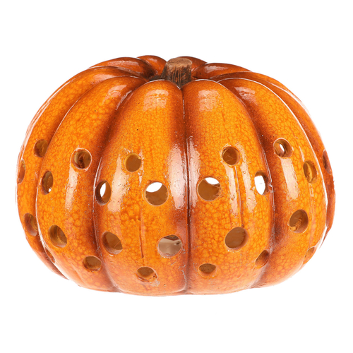 Dýně s otvory - magnesium, LED osvětlení, žlutá